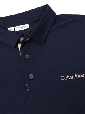 Calvin Klein Mens Medina Long Sleeve Polo Shirt