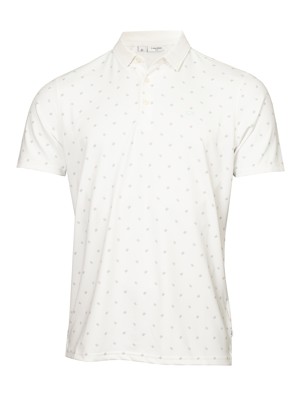 Calvin Klein Mens Treble Strike Print Polo Shirt
