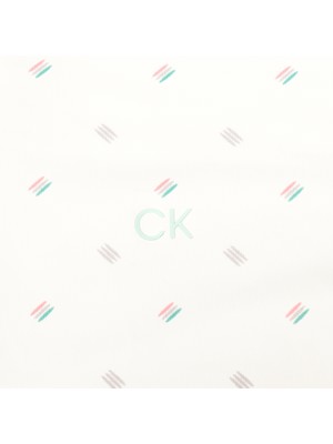 Calvin Klein Mens Treble Strike Print Polo Shirt
