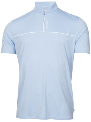 Calvin Klein Mens Grange Mock Neck Polo Shirt