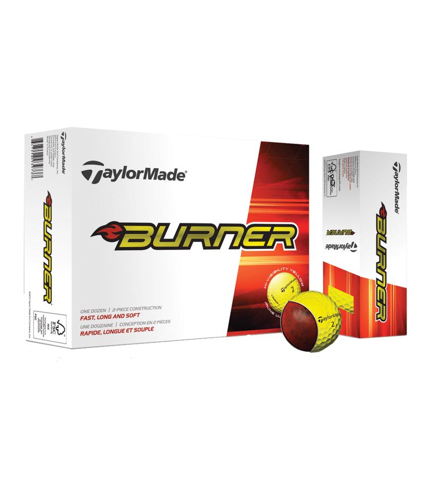TaylorMade Burner Yellow Golf Balls (12 Balls) 2014