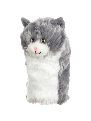 Daphnes Grey And White Cat Headcover