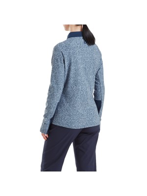 FootJoy Ladies Space Dye Thermal Full-Zip Midlayer Fleece