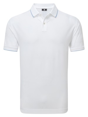 FootJoy Mens Tipped Pique Polo Shirt - SALE
