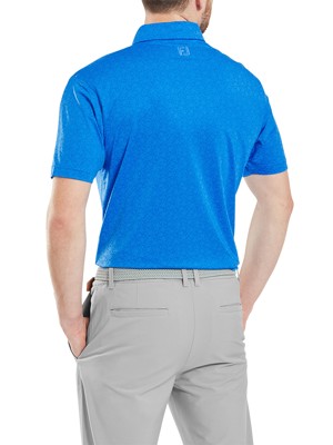 FootJoy Mens Painted Floral Lisle Polo Shirt