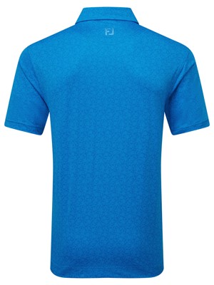 FootJoy Mens Painted Floral Lisle Polo Shirt