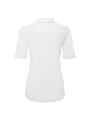 FootJoy Ladies Half Sleeve Ruched Lisle Polo Shirt
