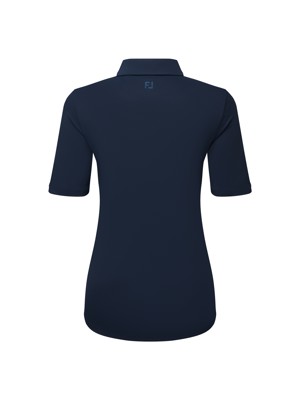 FootJoy Ladies Half Sleeve Ruched Lisle Polo Shirt