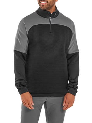 FootJoy Mens ThermoSeries Jacquard Midlayer Pullover