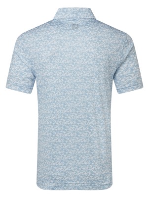 FootJoy Mens Hidden Palm Print Lisle Polo Shirt