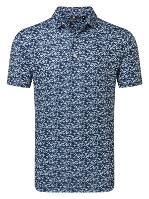 FootJoy Mens Hidden Palm Print Lisle Polo Shirt