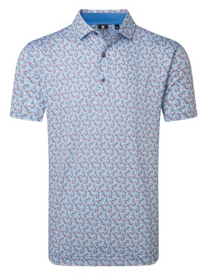 FootJoy Mens Surfs Up Print Lisle Polo Shirt