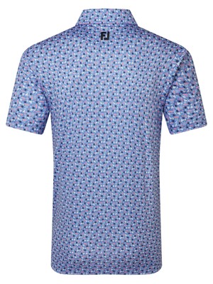 FootJoy Mens Surfs Up Print Lisle Polo Shirt