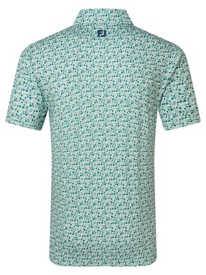 FootJoy Mens Surfs Up Print Lisle Polo Shirt