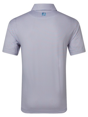 FootJoy Mens Nautical Flag Print Lisle Polo Shirt