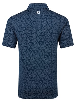 FootJoy Mens Wingtip Floral Lisle Polo Shirt