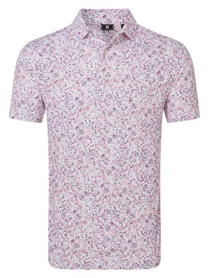 FootJoy Mens Watercolour Floral Print Pique Polo Shirt
