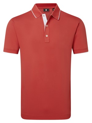 FootJoy Mens Wordmark Pique Polo Shirt