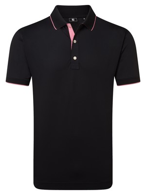 FootJoy Mens Wordmark Pique Polo Shirt