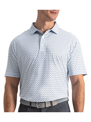 FootJoy Mens Ginko Geo Pique Polo Shirt - Dornoch Collection