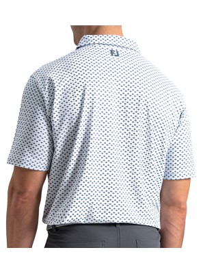 FootJoy Mens Ginko Geo Pique Polo Shirt - Dornoch Collection