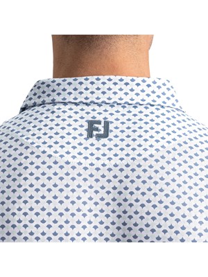 FootJoy Mens Ginko Geo Pique Polo Shirt - Dornoch Collection