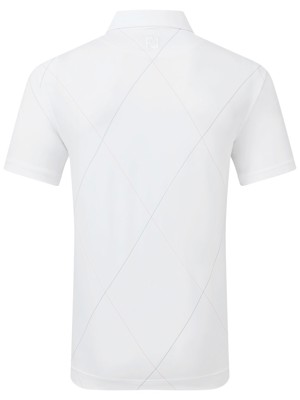 FootJoy Mens Raker Print Lisle Polo Shirt