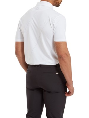 FootJoy Mens Raker Print Lisle Polo Shirt