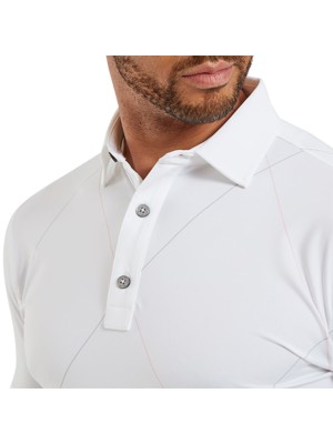 FootJoy Mens Raker Print Lisle Polo Shirt