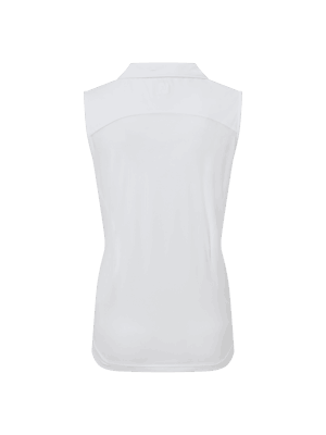 FootJoy Ladies Mesh Back Sleeveless Lisle Polo Shirt