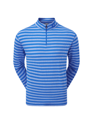 FootJoy Mens Peached Jersey Tonal Stripe Chill-Out Pullover