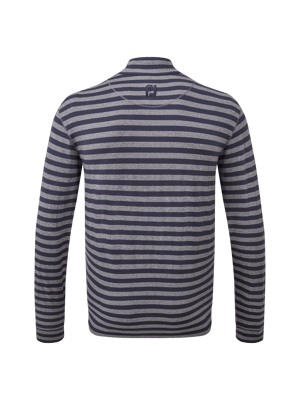 FootJoy Mens Peached Jersey Tonal Stripe Chill-Out Pullover