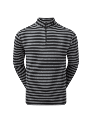 FootJoy Mens Peached Jersey Tonal Stripe Chill-Out Pullover