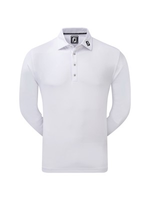 FootJoy Mens Long Sleeve Thermolite Smooth Pique Polo Shirt
