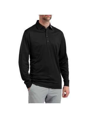 FootJoy Mens Long Sleeve Thermolite Smooth Pique Polo Shirt