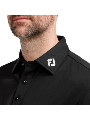FootJoy Mens Long Sleeve Thermolite Smooth Pique Polo Shirt