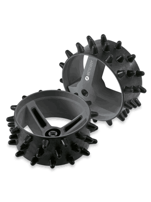 Motocaddy DHC Hedgehog Winter Wheels (Pair) - - Compatible with DHC 28v Trolleys