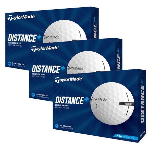 TaylorMade Distance Plus Golf Balls (36 Balls)