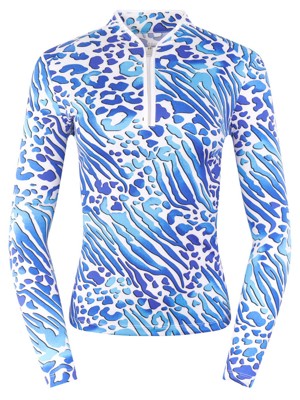 Tail Ladies Analexa Long Sleeve Polo - Electric Jungle