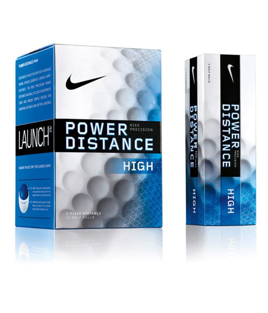 Nike Power Distance High Golf Balls Blue 12 Balls