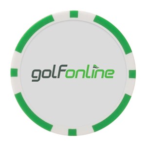 GolfOnline Logo - Poker Chip Ball Marker