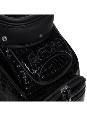 G/FORE Novelty Embossed Croc Leather Tour Bag