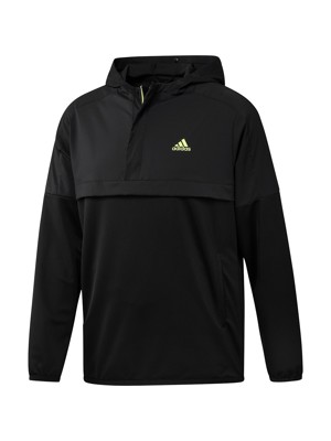 adidas Mens Anorak Primeblue Quarter Zip Pullover Hoodie