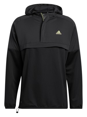 adidas Mens Anorak Primeblue Quarter Zip Pullover Hoodie
