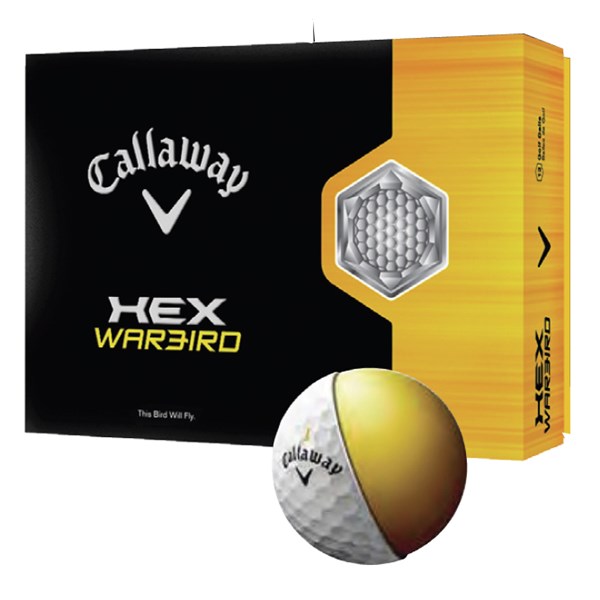 Callaway Hex Warbird White Golf Balls 12 Balls Logo Overrun 9954