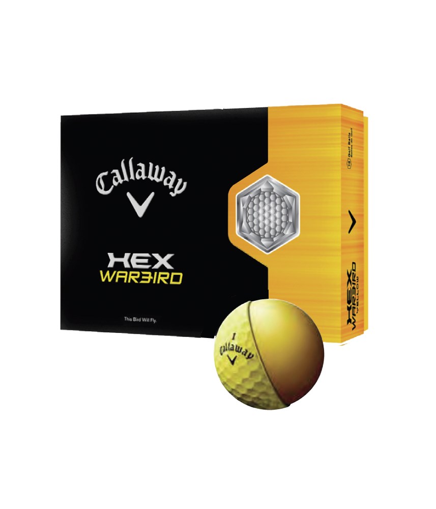 Callaway Hexwarbird Yellow Golf Balls 12 Balls Golfonline 9269