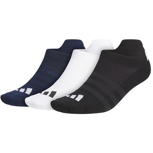 adidas Mens Ankle 3 Stripe Socks (3 Pairs)