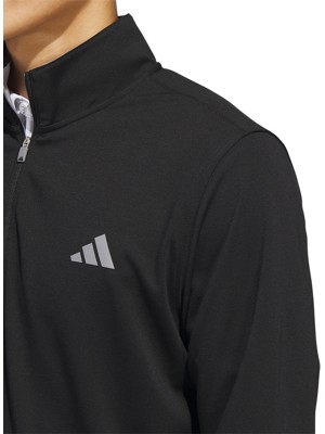 adidas Mens Elevated Quarter Zip Pullover Top