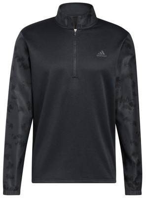 adidas Mens Splatter Print Quarter Zip Pullover