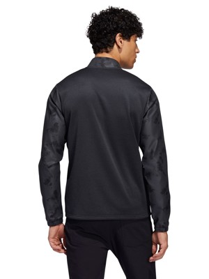 adidas Mens Splatter Print Quarter Zip Pullover